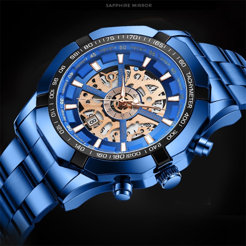 Binbond Mens Watches Top Brand - огляд і ціна Luxury Watch Investment