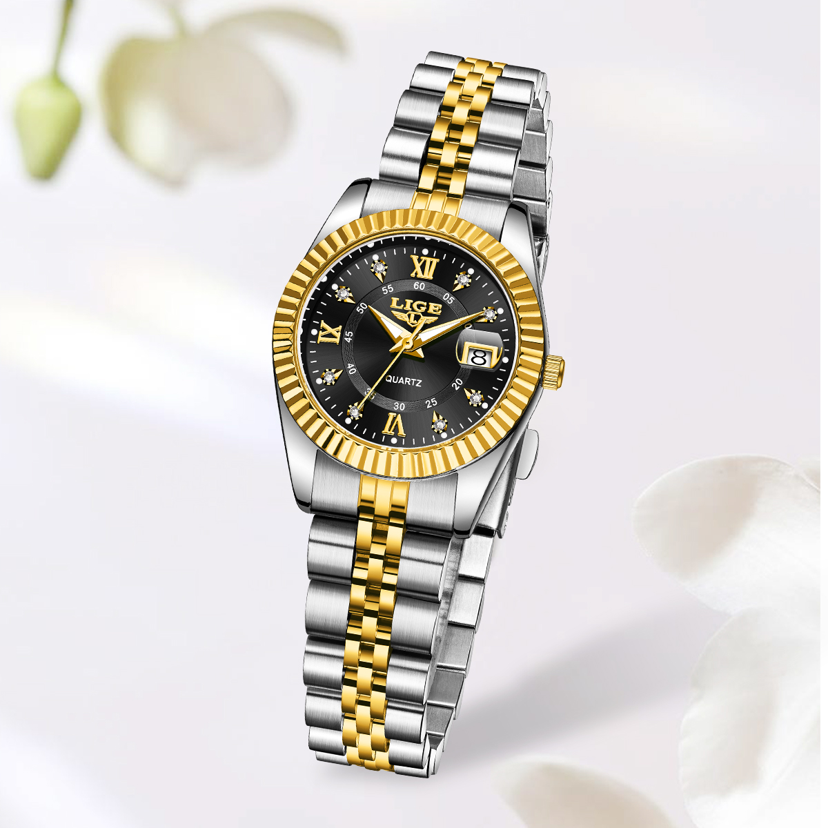 LIGE Fashion Elegant Women's Q - огляд і ціна Luxury Watch Top 10