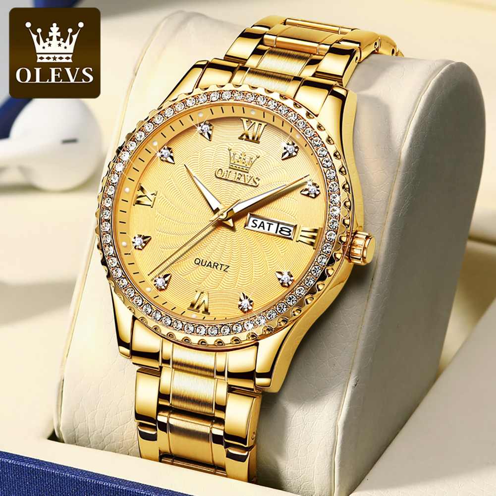 OLEVS 5565 Luxury Brand Quartz - огляд і ціна Luxury Watch Maker