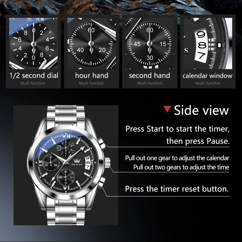 OLEVS 2987 Original Men Watch  - огляд і ціна Luxury Watch Maker