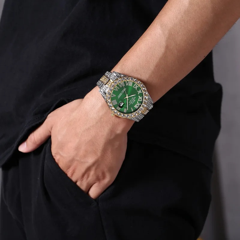 Hot‑Selling Gold Luxury Iced‑O - огляд і ціна Luxury Watch Iceberg
