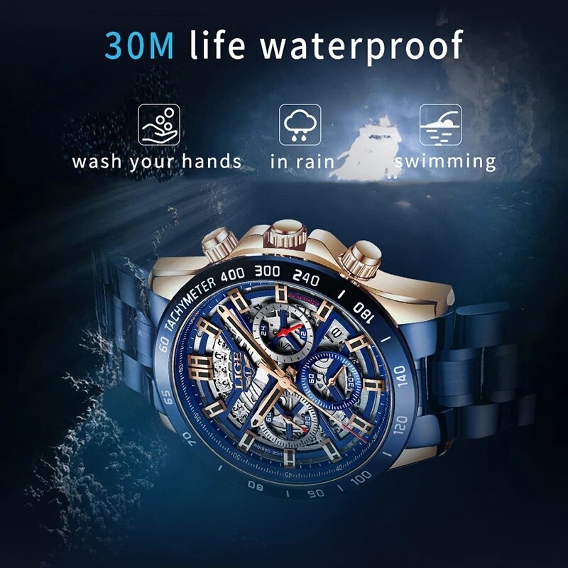 LIGE 2024 New Men Watch Top Br - огляд і ціна Luxury Watch Magazine