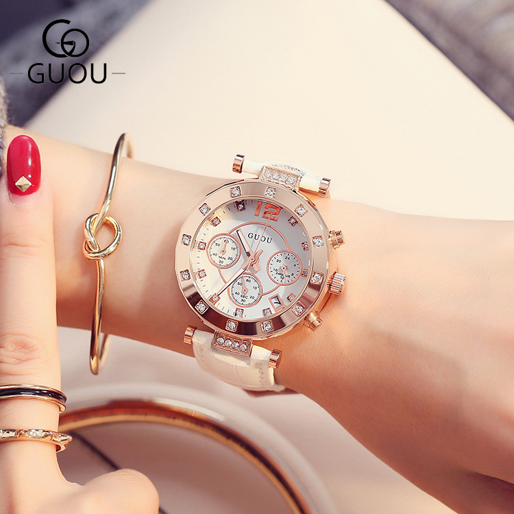 2018 GUOU Top Brand Fashion Lu - огляд і ціна Luxury Watch Top 10