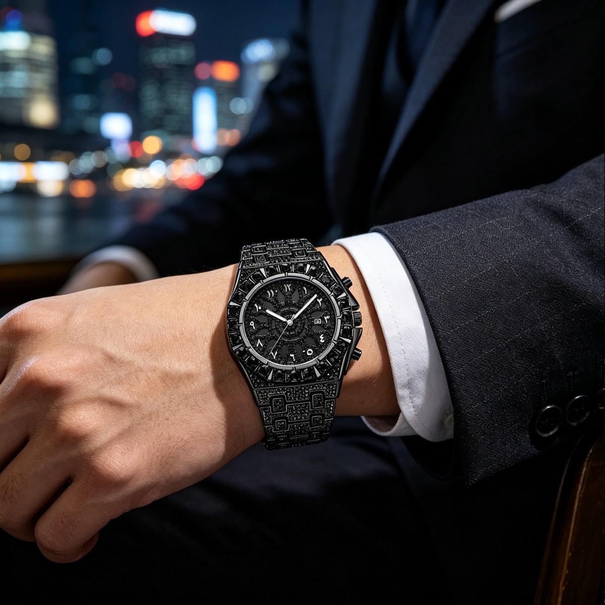UNIGUET Cool Black Diamond Wat - огляд і ціна Luxury Watch Iceberg